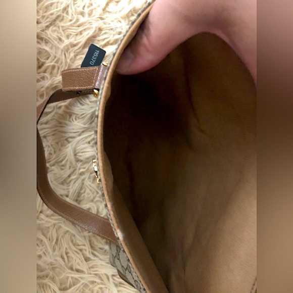 Gucci Double Strap Monogram Handbag - Picture 9 of 10